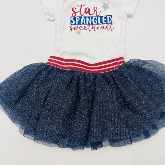 Gymboree & Gerber Infant Girls 3-6 Months Star Spangled Americana Set 1224 - Picture 2 of 6